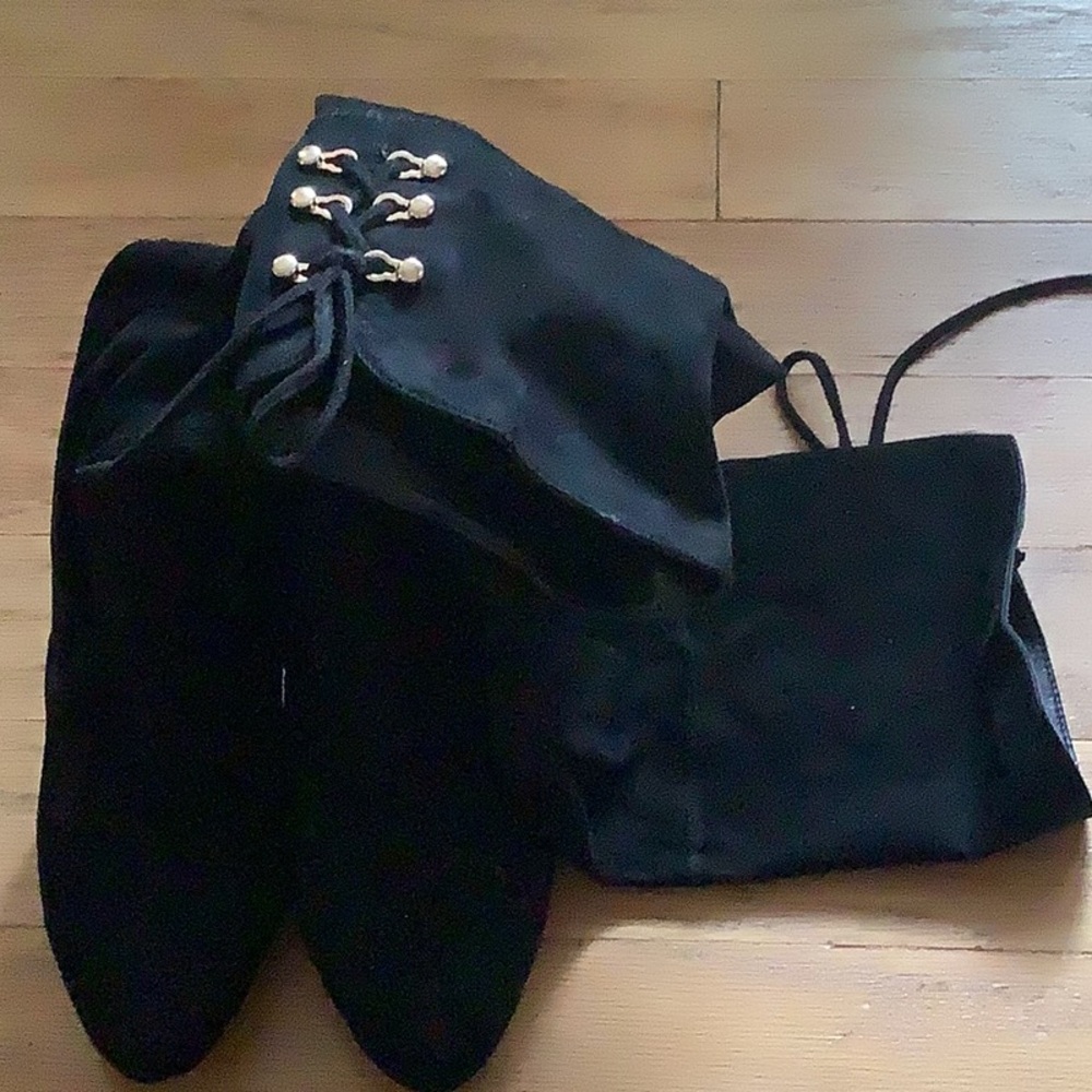 Unisa Black Heeled Boots